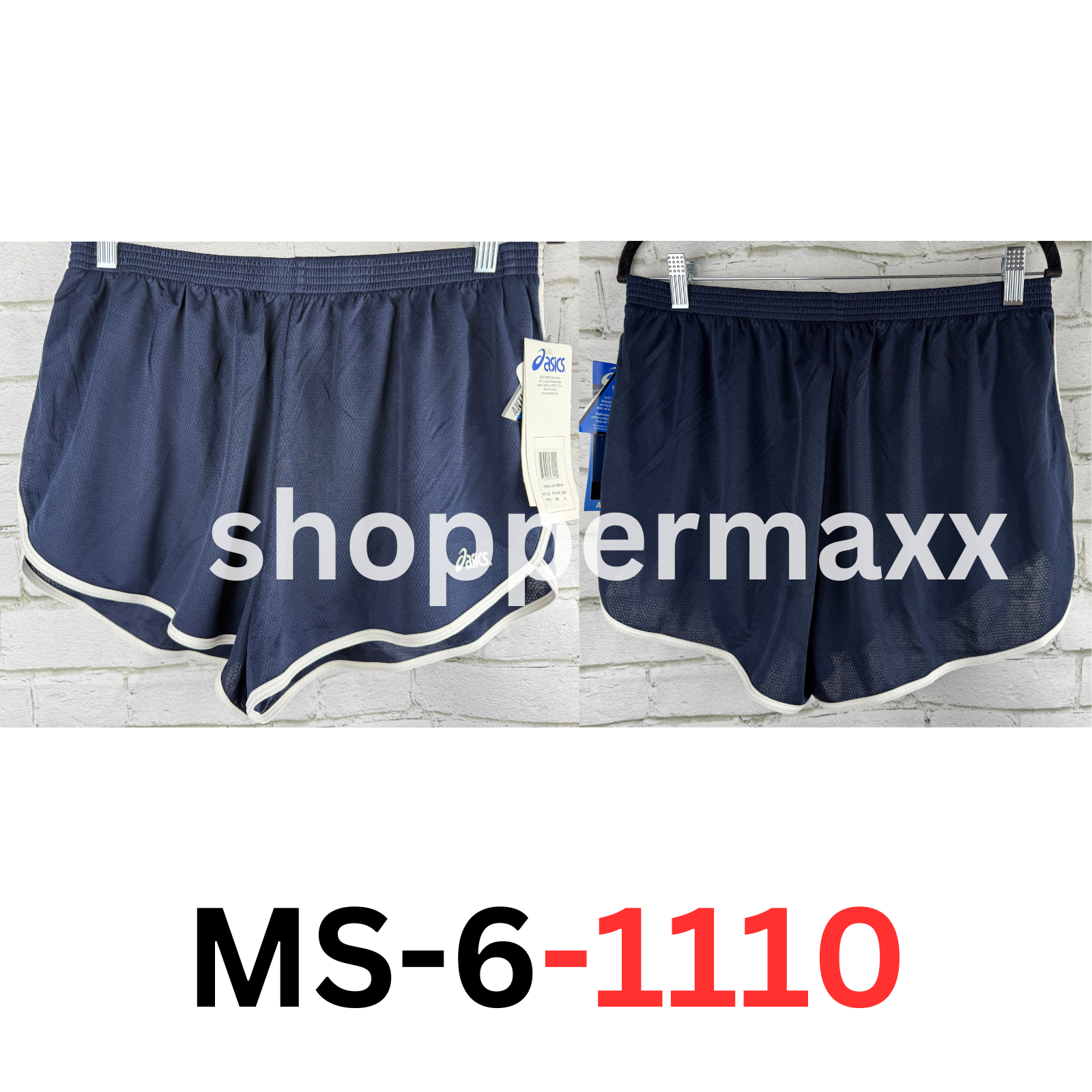 Asics Women's Team Shorts Navy Blue Size X-Large / XL