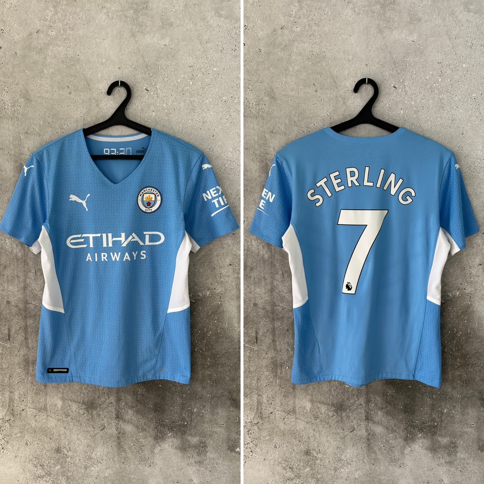 ウェア MANCHESTER CITY PUMA 20/21 7 STERLING Men's Puma Raheem Sterling White Manchester City 2020/21
