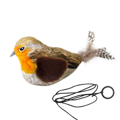 Bird Cat Toy Interactive Cat Toys Flapping Vivid Bird Chirp Tweet Exercise Toys