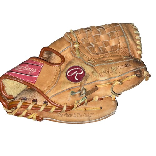 Rawlings Gold Glove ベージュ/レッド Rawlings RBG60 Tan Leather Robin Yount Basket Web RHT