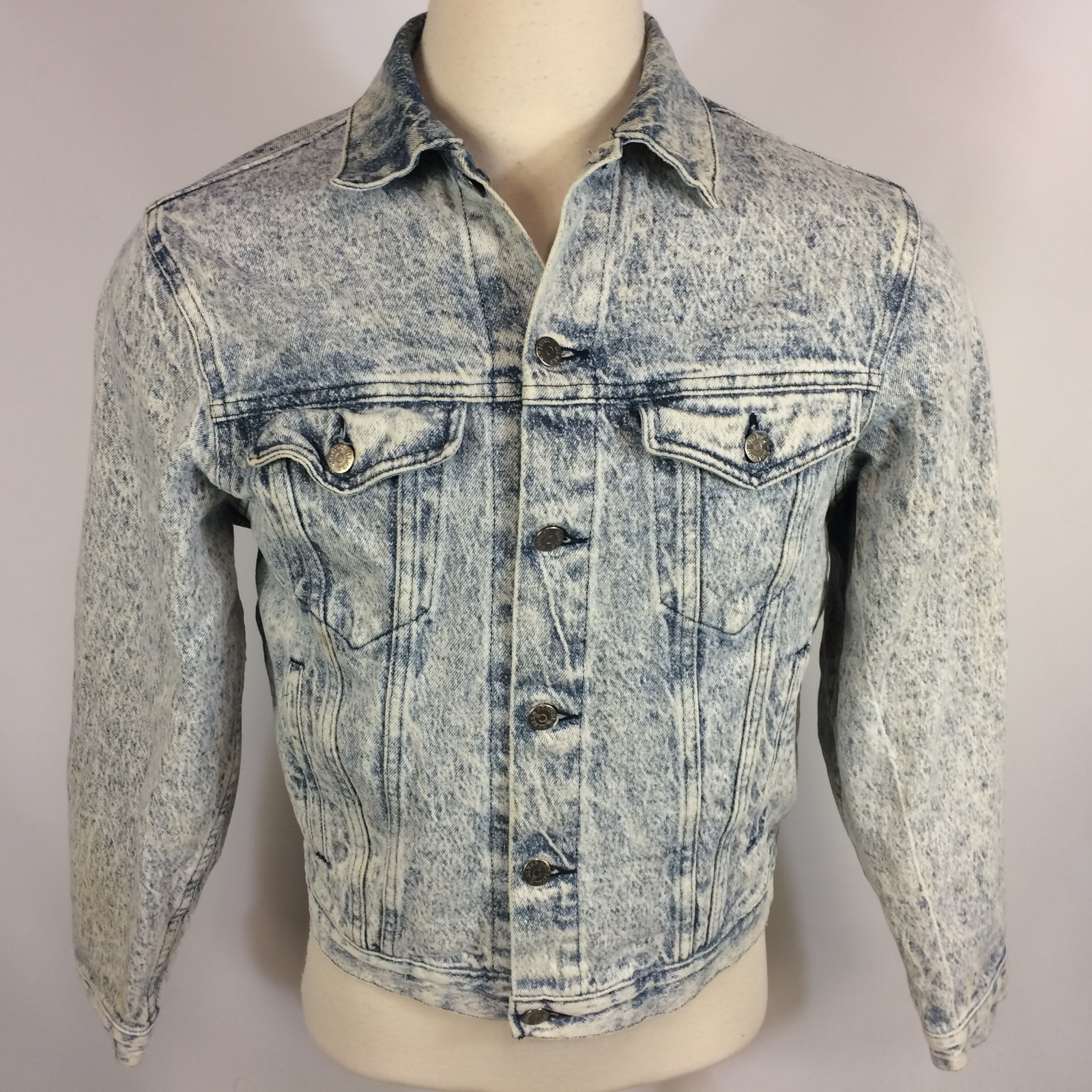 Vintage 80s 90s Grunge Surf Skate Acid Wash Distressed Denim
