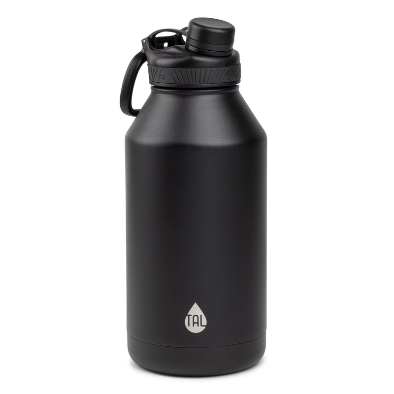 Stainless Steel Ranger Water Bottle 64Oz, Black