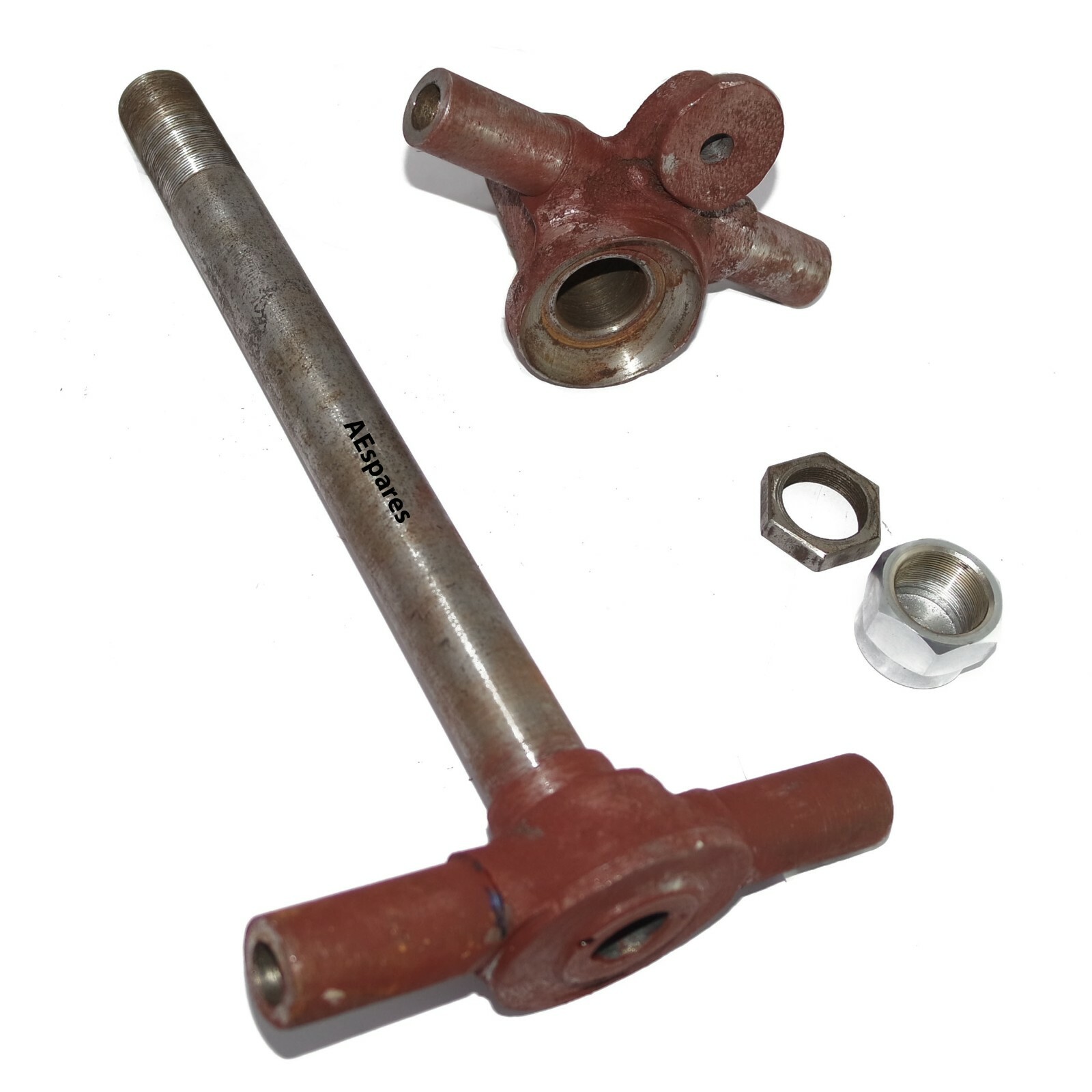 AJS Matchless G3 Wo Girder Springer Fork Upper Head Yoke & T BAR+Nut 1939-45 