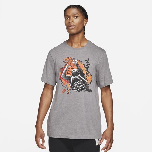 

[DM3221-091] Мужская футболка Air Jordan с винтажной графикой, Серый