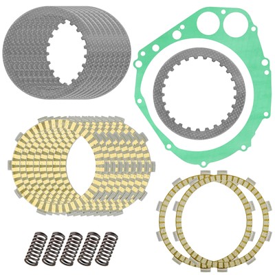 Clutch Friction Plates Gasket Springs Kit for Suzuki GSXR750 GSX-R750 2000-2003