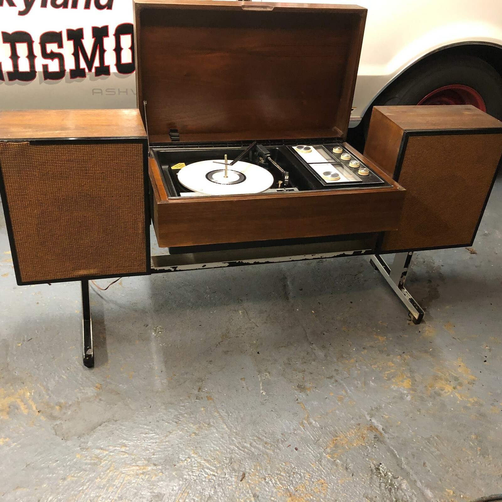 vintage zenith stereo console