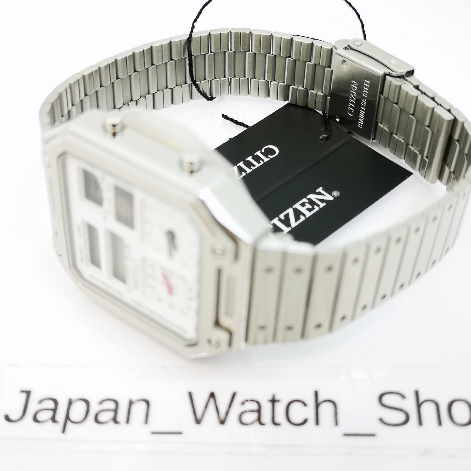 Pre-owned Citizen Collection Record Label Thermo Sensor Jg2120-65a Unisex Watch In Box