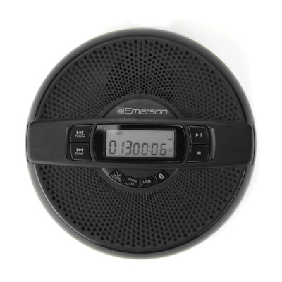 Emerson Portable Bluetooth CD Player w FM Radio and 20 Programmable Tracks
