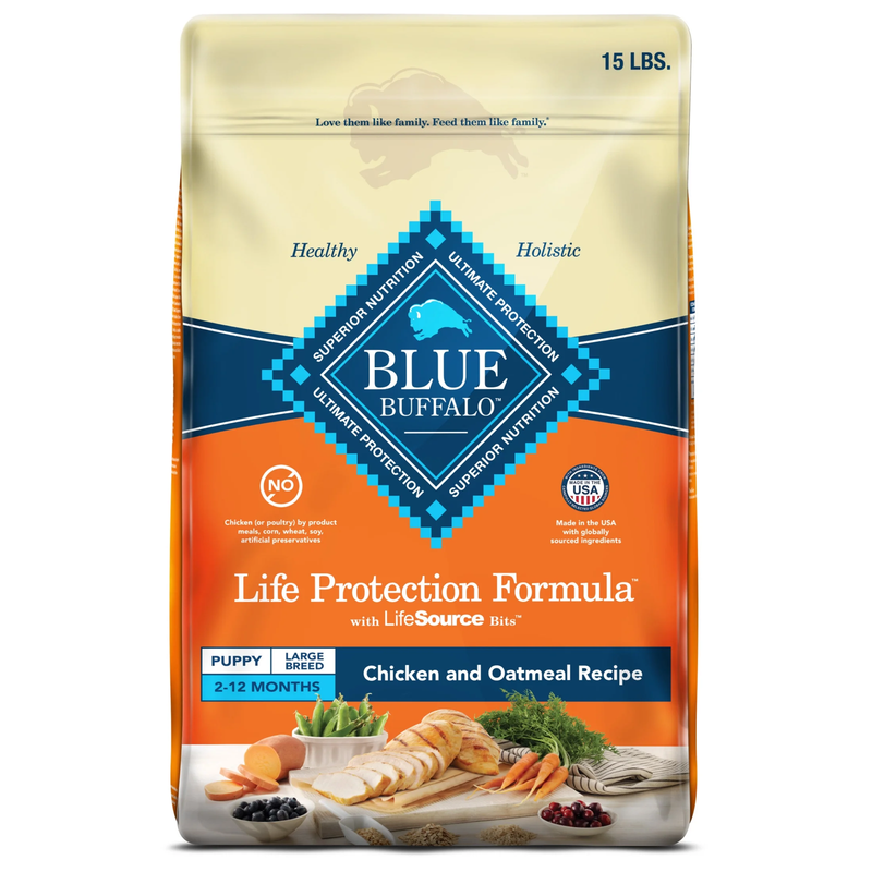 Life Protection Formula Large Breed Dry Puppy Food, Chicken & Rice, 15 Lbs.