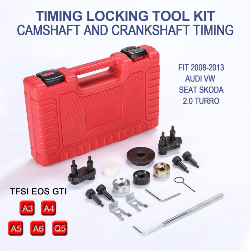 FOR VAG 08-13 AUDI VW 2.0 TURBO TIMING LOCKING TOOL KIT Camshaft OEM Timing