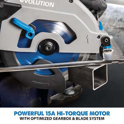Evolution S185CCSL: Metal Cutting Circular Saw 7-1/4 in. Blade