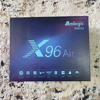 X96 MAX Plus 8K Android 9.0 TV Box S905X3 2.4/5.8ghz WiFi  4GB/32GB Smart TV Box