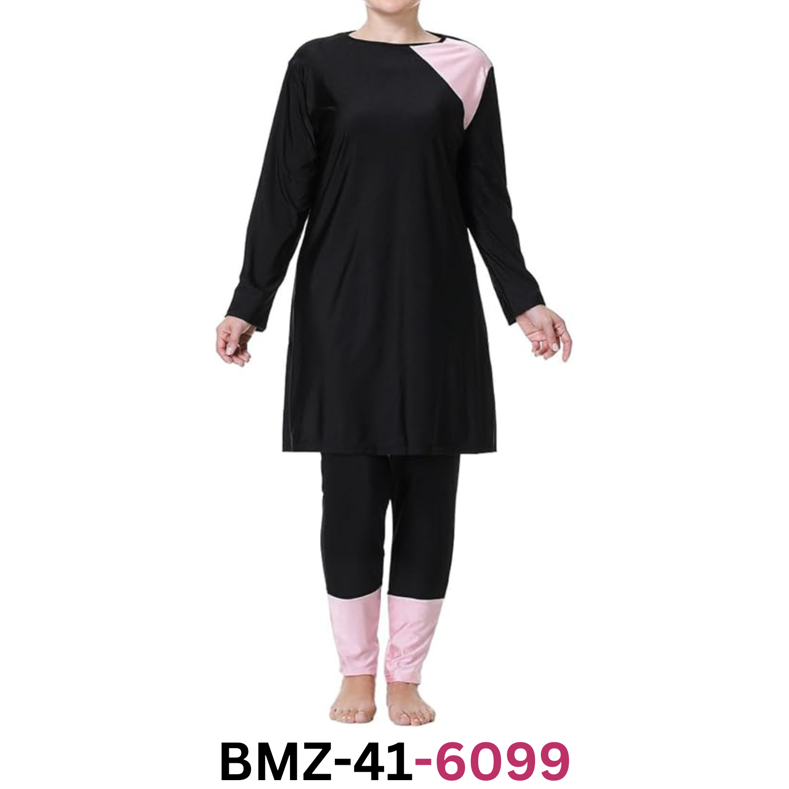 GAOTENXY Modest Muslim Swimsuit for Women Plus Size Full Coverage Swimwear, 6XL