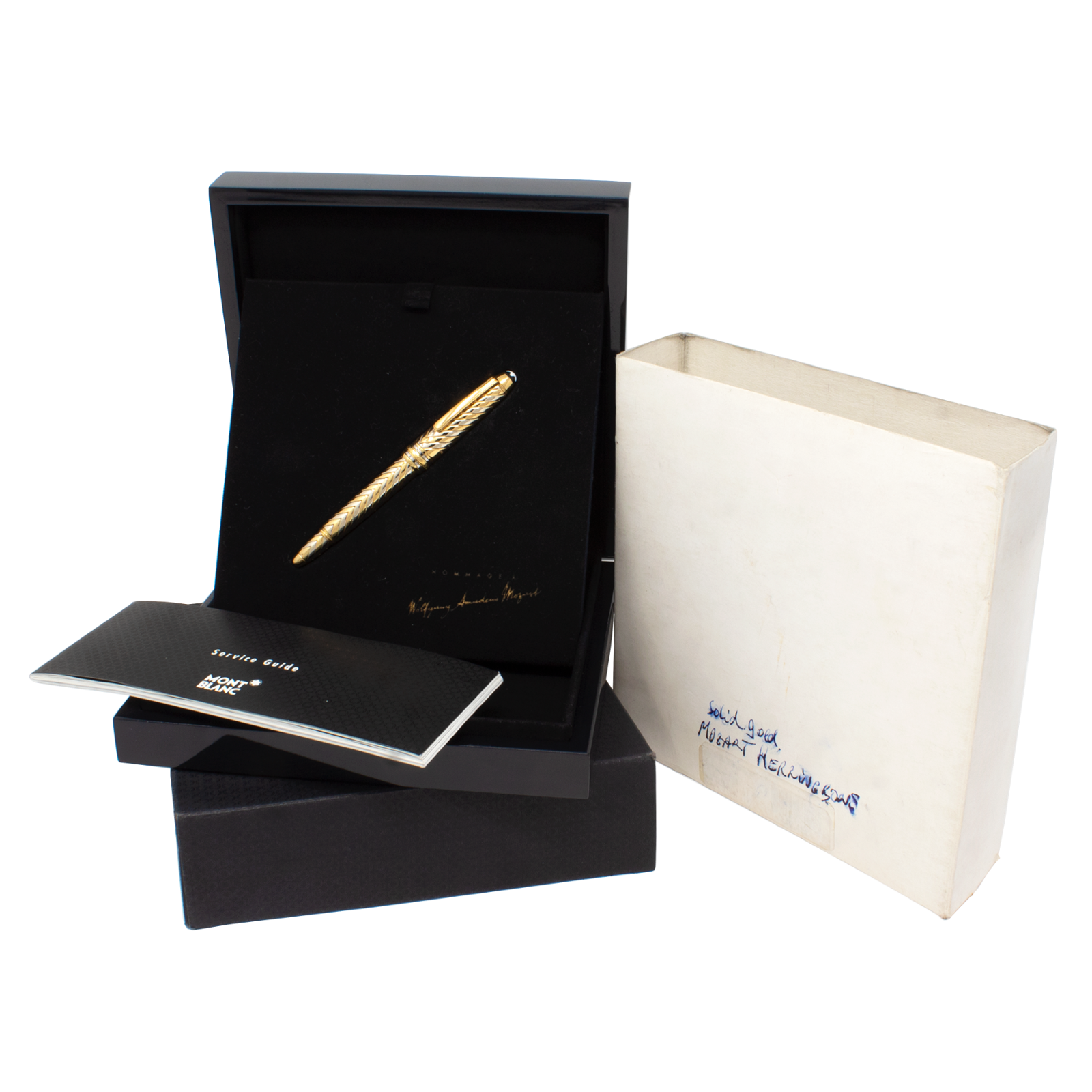 Montblanc Meisterstuck Chevron Solitaire 1149 Solid Gold FP