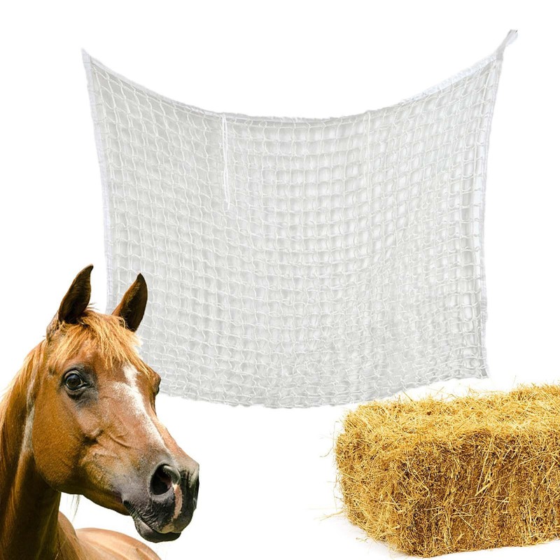 Râtelier à Foin Lent Pour Chèvres - 35x47 Pouces - Portable - Filet Slow Feed