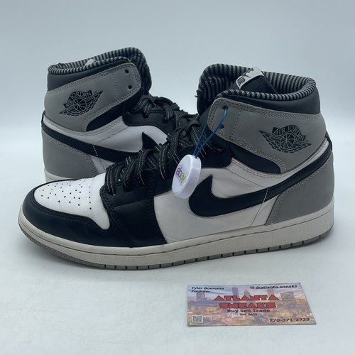 Size 10 - Air Jordan 1 Retro OG High Barons White Black Grey
