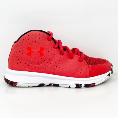 

Кроссовки Under Armour Boys Jet 2019 3022122-602 Красные Баскетбольные кроссовки Размер 2Y, Красный, Jet 2019