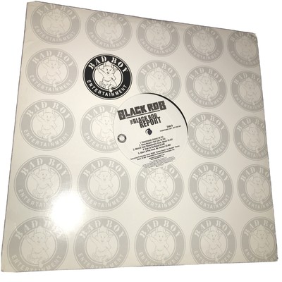 Black Rob The Black Rob Report Promo 2x LP Original  05 Bad Boy Rap Hip Hop Woah