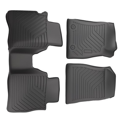 Floor Mats Line for Hyundai Elantra 17-20 Black TPE All Weather Car Carpet