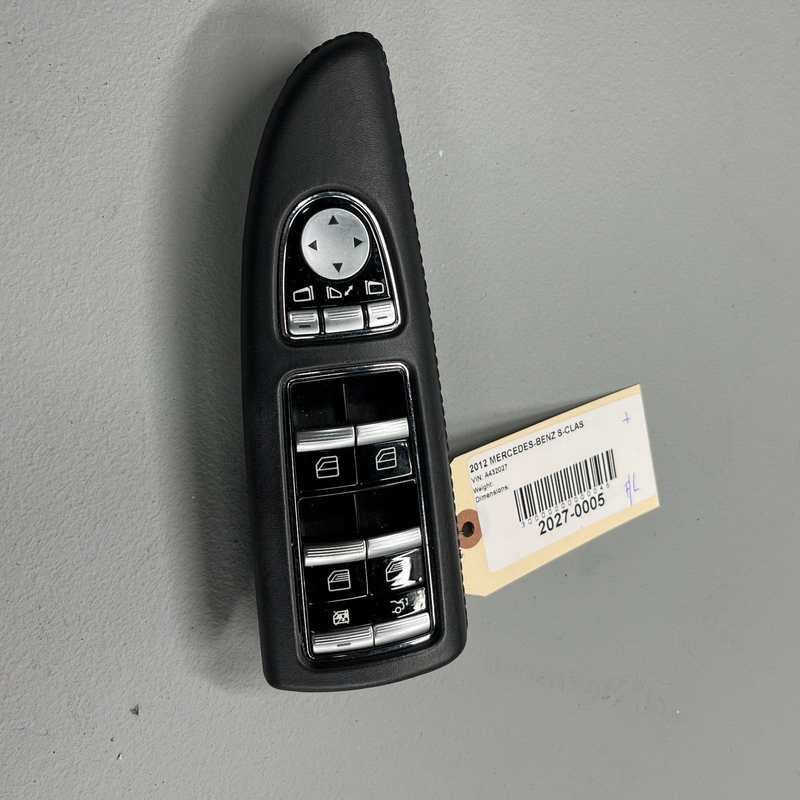 Used 07-13 MERCEDES S550 W221 FRONT LEFT DRIVER MASTER WINDOW CONTROL SWITCH OEM