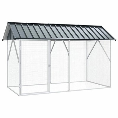 Bird Cage Anthracite 227 x 112 x 141 cm Galvanised Steel