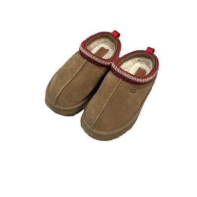 UGG Tasman Slippers  Chestnut  Big Kids Size US 2 / UK 1 EUC