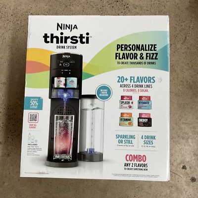 **NEW** Ninja Thirsti Drink System Makes Sparkling & Still Water