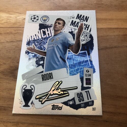 格安saleスタ Rodri 2024/2025 Attax Match The Of Man Style Signature スポーツ選手