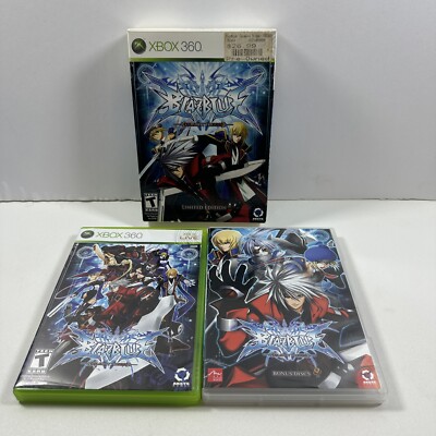 BlazBlue Calamity Trigger Limited Edition Microsoft Xbox 360 Video Game Complete