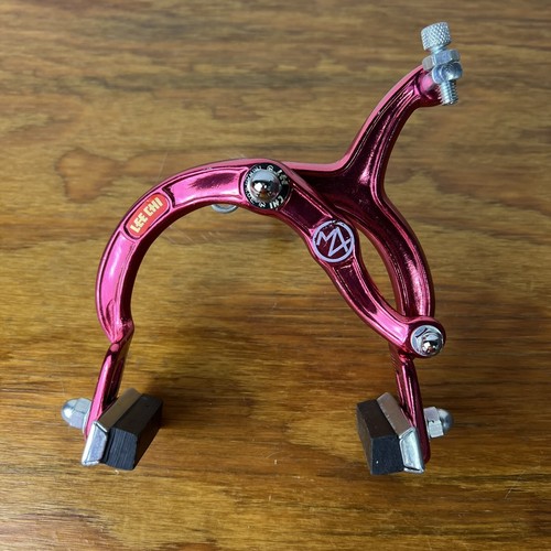 LEE CHI MX 1000A FRONT BRAKE SET RED FOR OLD SCHOOL BMX VINTAGE NOS