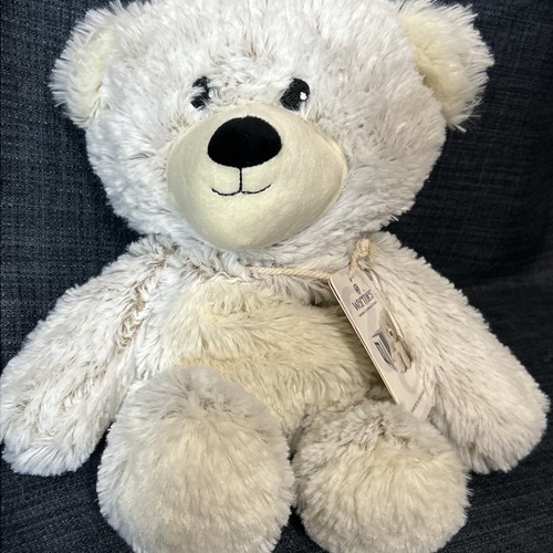 Marshmallow Bear Warmies  Heat in Microwave Lavender Scented Stuffed Plush
