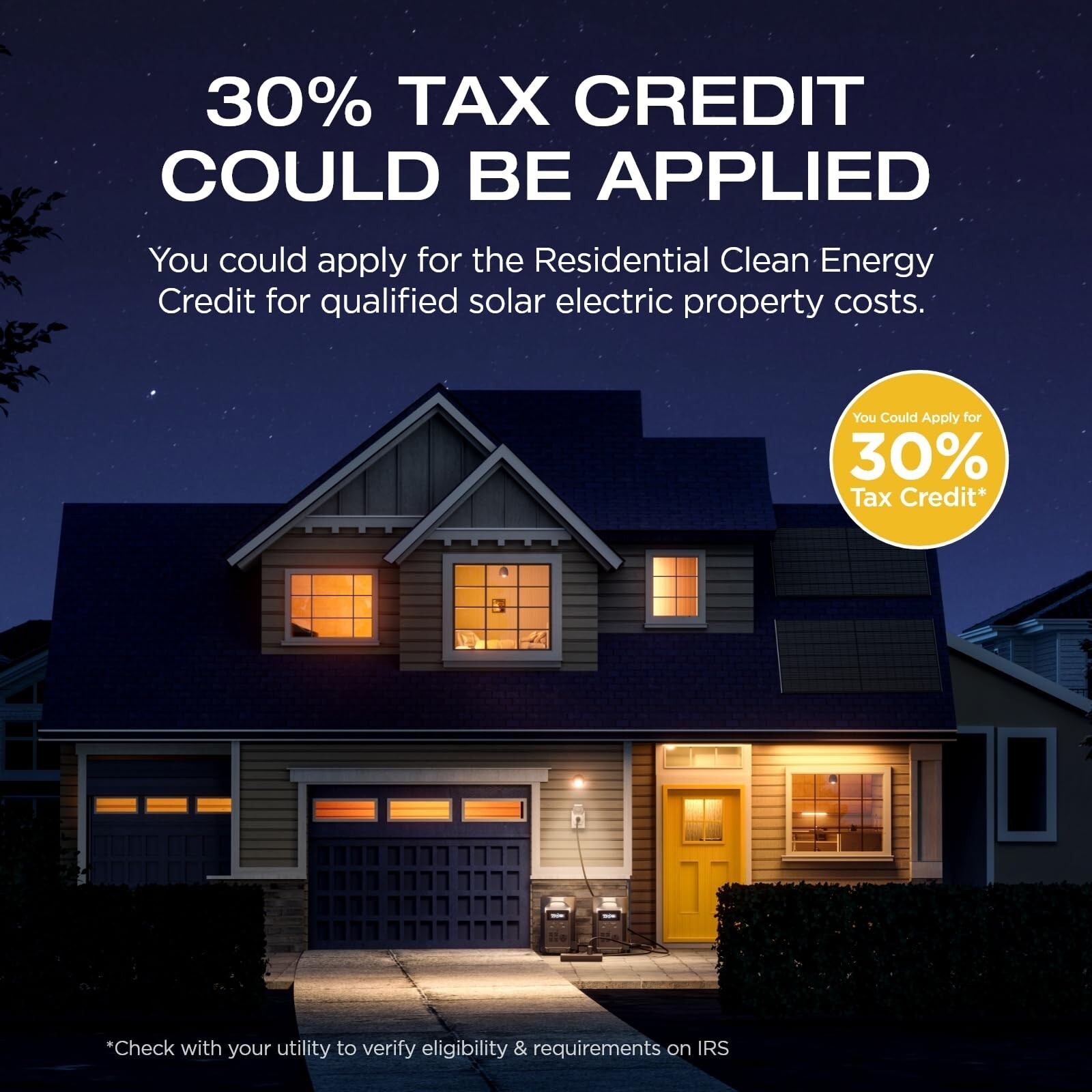 EcoFlow 3600Wh DELTA Pro Power Station 120V Home Backup Certified Refurbished