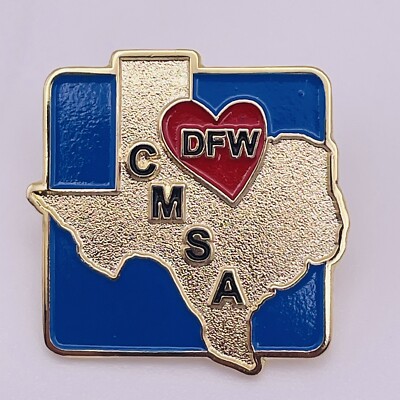 Lapel Pin CMSA Dallas Fort Worth Texas  - Pin-Back