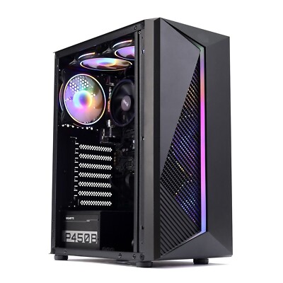 MXZ Gaming PC Desktop Computer, AMD Ryzen 5 5600G,400GB NVME,16GB DDR4