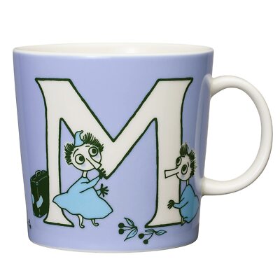 Arabia Moomin Mug 0.4L Alphabet Collection M Tableware Kitchenware Japan New