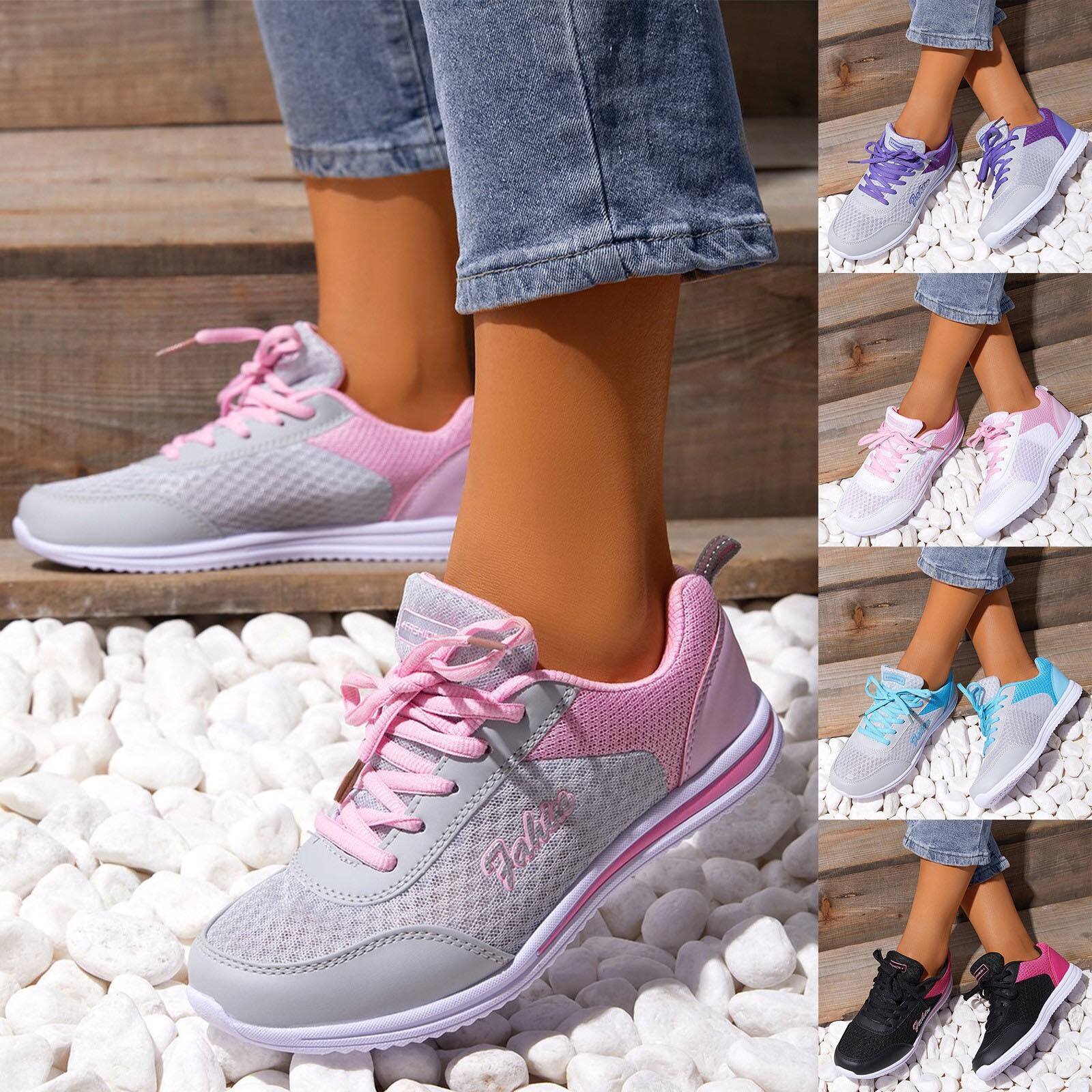 For Women's Fashion Casual Shoes Mesh Shoe Breathable Sneake