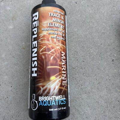 Brightwell Aquatics Replenish 500mL Marine Aquarium Trace & Minor Elements