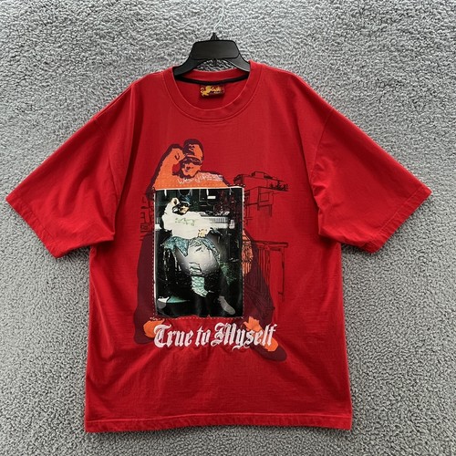 AKCESS T Shirt Mens 2XL Red Hip Hop Culture Lazy Beach