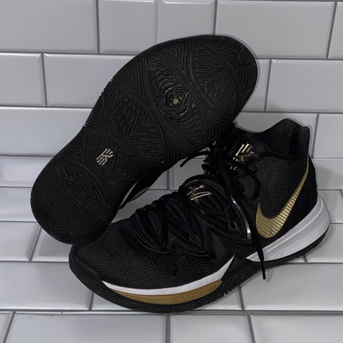 Nike Zoom Kyrie 3 Black Yellow Mens Basketball Shoes Sz 13.5