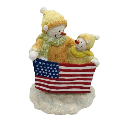 Russ Berrie Christmas Ice Sculptures A Star Spangled Banner Figure #22707