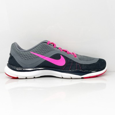 

Nike Womens Flex Trainer 6 831217-003 Серые кроссовки для бега, размер 7,5, Серый, Flex Trainer 6