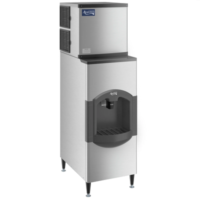 22" Air Cooled Modular Full Cube Ice Machine with Ice Dispenser - 399 lb.
