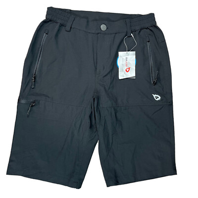 BALEAF Mens Cycling Shorts Loose Fit MTB Bike Shorts Water Ressistant 4 Zipper