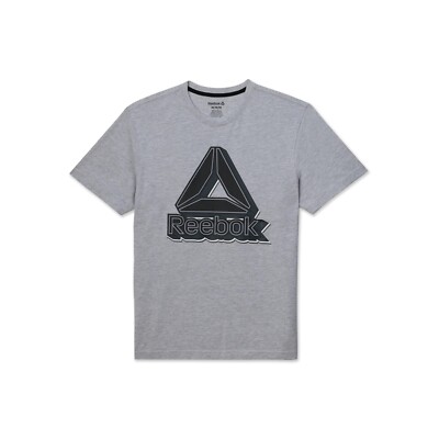 Reebok Men's Size XL Graphic Tee T-Shirt Short Sleeve Gray NEW