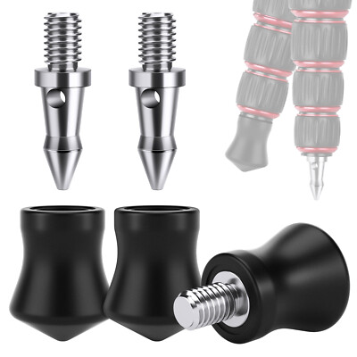 Neewer Universal Rubber Feet Tripod Spike, 3 PCS Non-Slip Tripod Feet