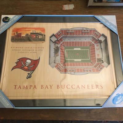 New Stadium Views Tampa Bay 3D Raymond James Stadium Wall Art Man Cave