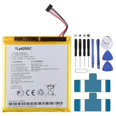 For Alcatel PIXI 4 8050D 9003X 2580mAh Battery Replacement TLP025GC