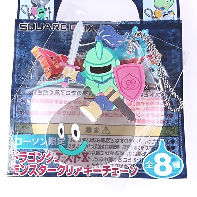Metal slime knight Dragon Quest X Monster Clear Acrylic Keychain From Japan F/S