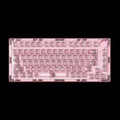 Cute Mechanical Keyboard 3Colors Transparent 75% Bluetooth RGB