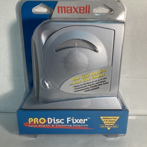 Maxell Pro Disc Fixer DSR1 Scratch Repair for Cleaning DVD CD Video
